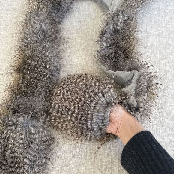 SpiritHoods Night Owl Faux Fur scarf hat hood - Picture 11 of 12